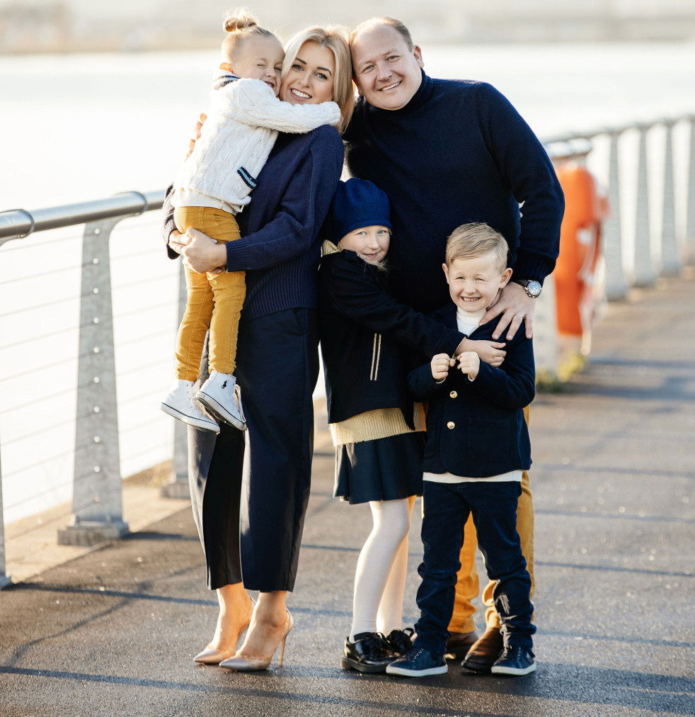 Family enjoying time together